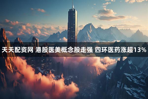天天配资网 港股医美概念股走强 四环医药涨超13%