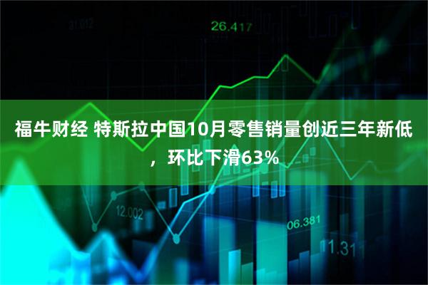 福牛财经 特斯拉中国10月零售销量创近三年新低,环比下滑63%