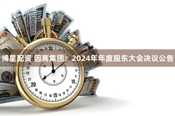 博星配资 因赛集团：2024年年度股东大会决议公告